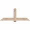 Ekena Millwork Eugene Smooth Timber Gable Bracket, Douglas Fir, 60"W x 25"H x 3 1/2"D x 5 1/2"F, 10/12 Pitch GBW060X25X0406EUG00SDF - alternate 1